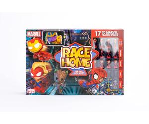 Marvel Race Home Board Game, The Fast Ludo Game Includes 16x 3D Superheroes And