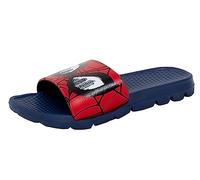 Marvel Ragazzi Spiderman Sliders Bambini Sandali Estate Piscina Scarpe Spiaggia Infradito, Rosso navy., 32 EU