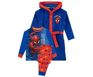 Marvel Ragazzi Vestaglia da Notte Pigiama Spiderman
