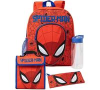 Marvel Red Bagagli, Rosso, Taglia Unica (Pacco da 4) Bambini e Ragazzi