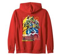 Marvel Rivals Avengers Assemble Group Felpa con Cappuccio