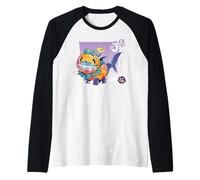 Marvel Rivals Jeff The Land Shark Halloween Jeff O'Lantern Maglia con Maniche Raglan