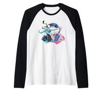 Marvel Rivals Jeff The Land Shark Venom Symbiote Toothy Cute Maglia con Maniche Raglan