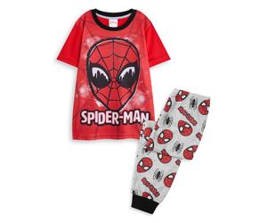 Marvel Rosso Character Face Pigiama a maniche corte a gamba lunga Ragazzi