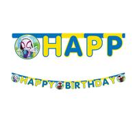 Marvel´s Spidey Happy Birthday Paper Letter Banner (6.56 ft / 2m)