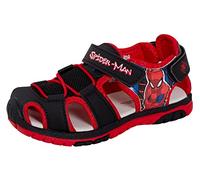 Marvel Sandali Sportivi Spiderman per Bambini Punta Chiusa, Scarpe da Camminata con Chiusura Facile e Cinghie Regolabili