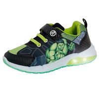 Marvel Scarpe da ginnastica per bambini con scritta "Incredible Hulk Light", Verde, 25 EU
