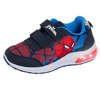 Marvel Scarpe da ginnastica Spiderman luminose per ragazzo - Luci lampeggianti Scarpe da corsa blu navy EU, Blu marino, 30.5 EU