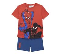 Marvel Set Pigiama di Spiderman Completo Bambini con T-Shirt e Pantaloncini | Pigiama Completo Super Morbido per Ragazzo (IT, età, 7 Anni, 8 Anni, Regular, Standard, Spiderman - Rosso/Blu)
