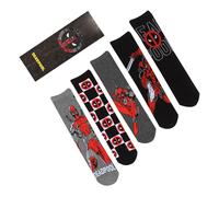 Marvel Socks 5-Pack Deadpool L-XL