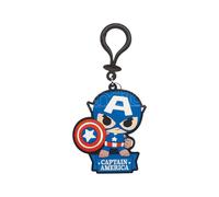 Marvel Soft Touch Pvc Bag Clip Captain America Con Figure Int.