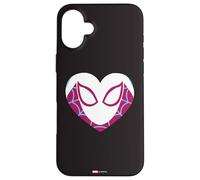 Marvel Spider-Gwen - Maschera a forma di cuore per San Valentino Custodia per iPhone 16 Plus