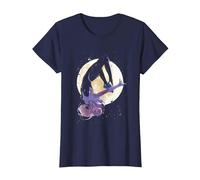 Marvel Spider-Gwen Moonlit Somersault Silhouette Maglietta, Donna, Navy, XXL