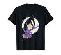 Marvel Spider-Gwen Moonlit Somersault Silhouette Maglietta, Uomo, Nero, 3XL