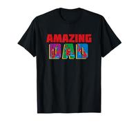 Marvel Spider-Man Amazing Dad Birthday Father’s Day Papà Maglietta