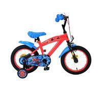 Marvel Spider-Man Bicicletta per Bambini - Ragazzi - 14 Pollici - Rosso/Blu