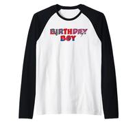 Marvel Spider-Man Birthday Boy Team Spidey Party Maglia con Maniche Raglan