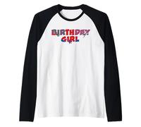 Marvel Spider-Man Birthday Girl Team Spidey Party Maglia con Maniche Raglan