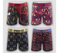 Marvel Spider-Man Boxer Briefs Sportivi Per Ragazzi 4pk In Spandex