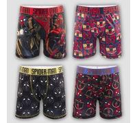 Marvel Spider-Man Boxer Briefs Sportivi Per Ragazzi 4pk In Spandex