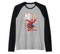 Marvel Spider-Man: Brand New Day Animated Style Spidey Pose Maglia con Maniche Raglan