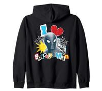 Marvel Spider-Man: Brand New Day I Love Spider-Man Collage Felpa con Cappuccio