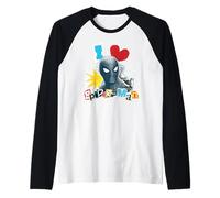 Marvel Spider-Man: Brand New Day I Love Spider-Man Collage Maglia con Maniche Raglan