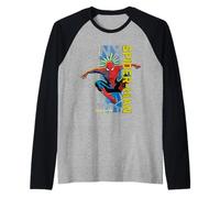 Marvel Spider-Man: Brand New Day Peter Parker NY Great Power Maglia con Maniche Raglan