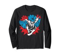 Marvel Spider-Man: Brand New Day Pop Art Spidey And Skyline Maglia a Manica