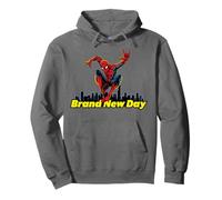 Marvel Spider-Man: Brand New Day Spider-Man Swinging Skyline Felpa con Cappuccio
