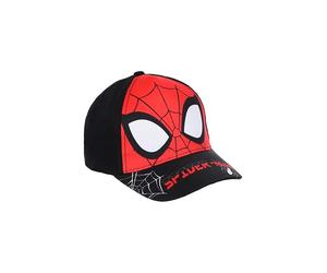 Marvel Spider Man Cappello per Ragazzi, Berretto da Baseball Estivo, Regalo per Bambino e Adolescenti | Nero