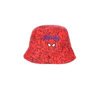 Marvel Spider Man Cappello per Ragazzi, Berretto da Pescatore, Cappello Estivo per Bambino | Rosso