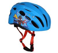 MARVEL Spider-Man Casco bici bambini IN-MOLD blu regolabile 52-56 cm