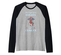 Marvel Spider-Man Christmas Don't Get Tinsel in a Tangle Maglia con Maniche Raglan
