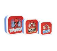 Marvel Spider-Man - Contenitore per il pranzo, in plastica, colore: rosso e blu
