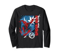 Marvel Spider-Man: Day Comic Panel of Spider-Man Maglia a Manica