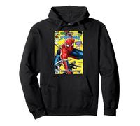 Marvel Spider-Man Day Hulk Boomerang Comic Cover Felpa con Cappuccio