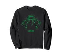 Marvel Spider-Man: Day Hulk Green Web Silhouette Felpa
