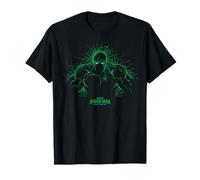 Marvel Spider-Man: Day Hulk Green Web Silhouette Maglietta