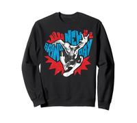Marvel Spider-Man: Day Pop Art Spidey And Skyline Felpa