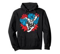Marvel Spider-Man: Day Pop Art Spidey And Skyline Felpa con Cappuccio