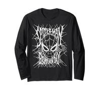 Marvel Spider-Man: Day Spider Webbing Text Font Maglia a Manica