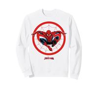 Marvel Spider-Man: Day Spiderman Leaping Thru Web Felpa