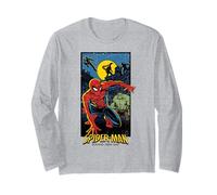Marvel Spider-Man: Day Spidey Surrounded By Foes Maglia a Manica