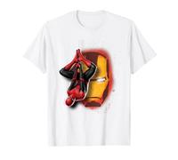 Marvel Spider-Man Far from Home Spidey & Iron-Man Mural Maglietta