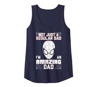 Marvel Spider-Man Fathers Day Not Regular Canotta, Donna, Navy, XXL