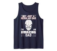 Marvel Spider-Man Fathers Day Not Regular Canotta, Uomo, Navy, S
