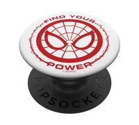 Marvel Spider-Man Find Your Power Logo PopSockets PopGrip Adesivo