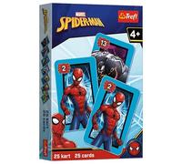 MARVEL Spider Man gioco di carte BLACK PETER Asino per ragazzi, gioco per famiglie, carte da gioco Trefl 4+ (Spider-Man)
