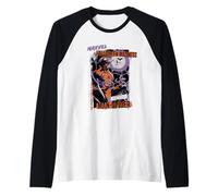 Marvel Spider-Man Halloween Madness Featuring Man-Spider Maglia con Maniche Raglan